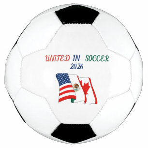 Balle de football 2026 Unity - USA Mexique Canada