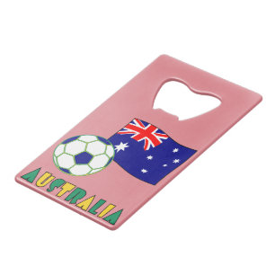 Balle de football australienne et drapeau sur fond