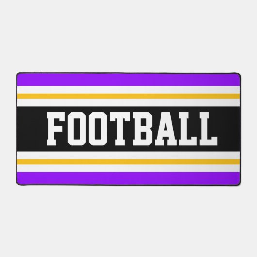 BALLE DE FOOTBALL Bright PurpleBlack Yellow Stripe (Recto)
