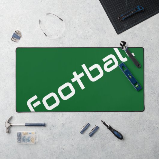 BALLE DE FOOTBALL Classé Texte diagonal Sur Vert A (Poste de travail)