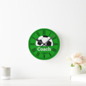 Balle de football COACH, horloge pour fan de footb (Maison)