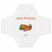 Balle de football de Cornucopia Thanksgiving (Plat)