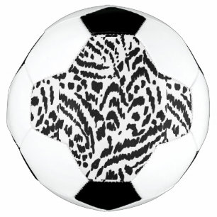 Balle de football de la Jungle Abstraite