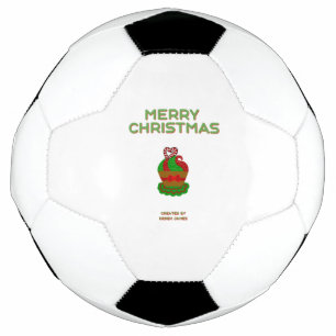 Balle de football de Noël Cupcake