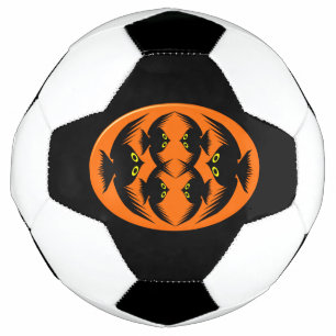 Balle de football des corbeaux d'Halloween