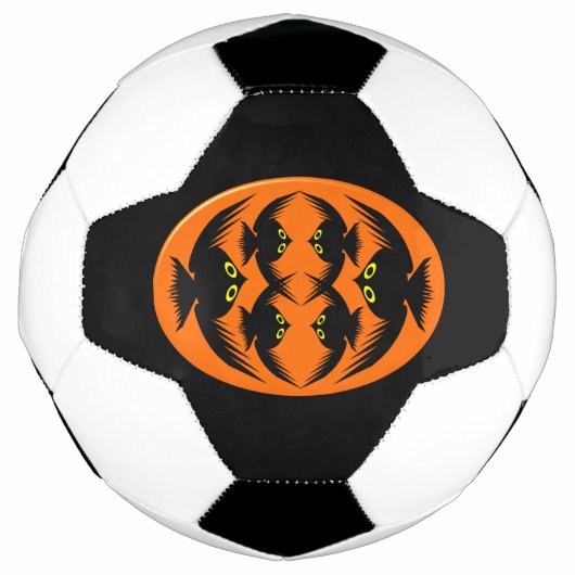 Balle de football des corbeaux d'Halloween (Devant)