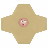 Balle de football du visage fou (Plat)