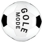 Balle de football en mode objectif pour l'entraîne (Tourné)