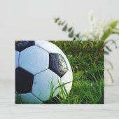 Balle de football - Invitation de football (Debout devant)