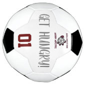 Balle de football Monsters Maroon (Tourné)