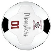 Balle de football Monsters Maroon (Tourné)