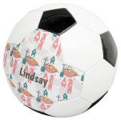 Balle de Football Motif de Paresseux Mignon Monogr (3/4)