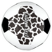 Balle de football Motif de vache (Tourné)
