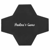 Balle de football noir (Plat)