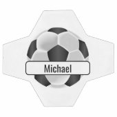 Balle de football noir et blanc avec DO-IT-YOURSEL (Plat)