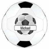 Balle de football noir et blanc avec DO-IT-YOURSEL (Devant)