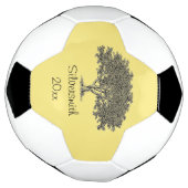 Balle de football - Nom et date avec arbre généalo (Tourné)