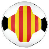 Balle de football patriotique avec drapeau de Cata (Tourné)