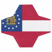 Balle de football patriotique avec drapeau de Géor (Plat)