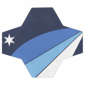 Balle de football patriotique avec drapeau de la C (Plat)