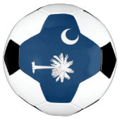 Balle de football patriotique avec drapeau de la C (Tourné)