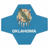 Balle de football patriotique avec drapeau de l'Ok (Plat)