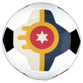 Balle de football patriotique avec drapeau de Tuls (Tourné)