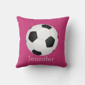 balle de football personnalisé coussin personnalis (Verso)