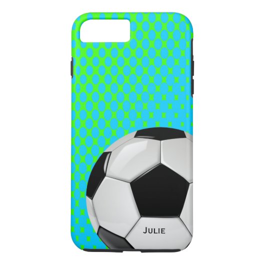Balle de football Personnalisé iPhone 7 Plus coque (Dos)