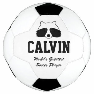 Balle de football personnalisée avec dessin animé