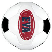 Balle de football personnalisée avec logo de coule (Tourné)