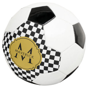 Balle de football personnalisée élégante moderne n