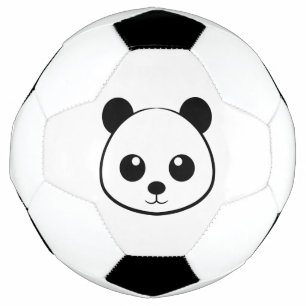 Balle de football visage Panda souriante - Sport a