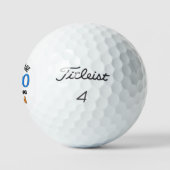 Balle de Golf 100e Anniversaire 100 Ans Cadeau Drô (Logo)