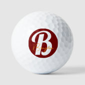 Balle de golf à monogramme personnalisé (Recto)