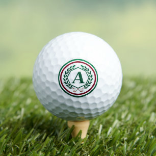 Balle de golf à monogramme personnalisé Personna