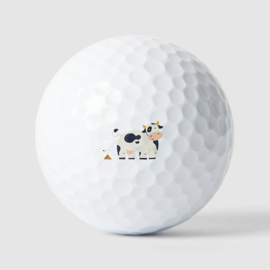 balle de golf animée amusante (Recto)