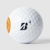 Balle de golf avec monogramme pour golfeurs élégan (Logo)