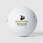 Balle de Golf avec son Nom de Golfeur (Devant)