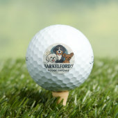 Balle de golf Barkelford's Titleist ProV1 Doggy Da (T-shirt Insitu)