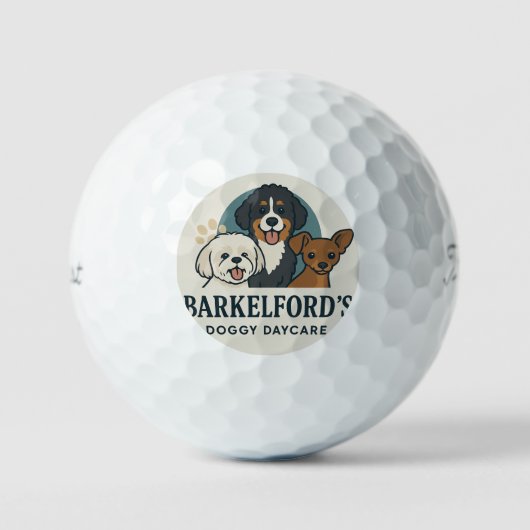 Balle de golf Barkelford's Titleist ProV1 Doggy Da (Recto)