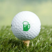 Balle de golf bière verte (T-shirt Insitu)