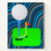 Balle de golf Carnet spirale (Dos)