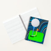 Balle de golf Carnet spirale (Intérieur)