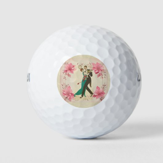 Balle de Golf Carte Postale (Devant)