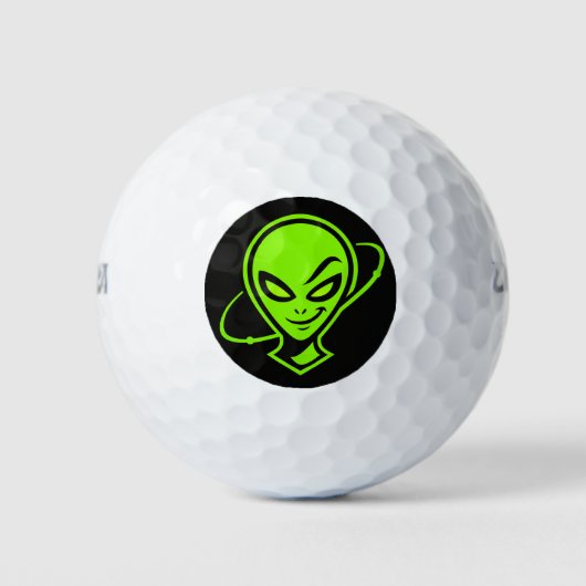 Balle de golf Chance Alien Vert (Devant)
