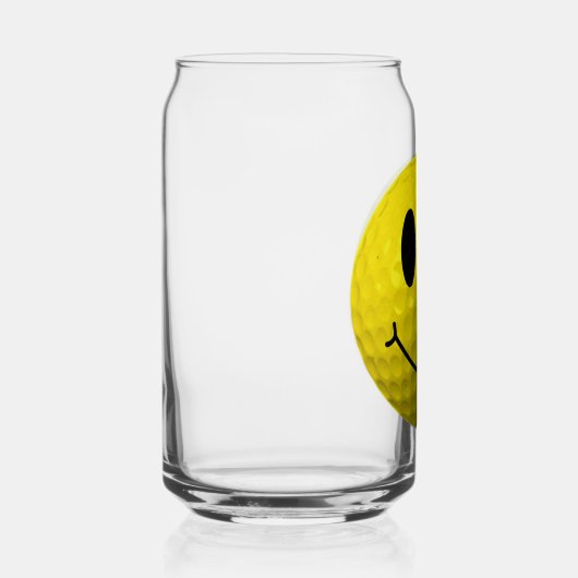 Balle de golf classique à visage jaune (Droite)