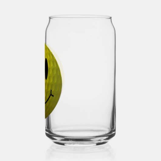 Balle de golf classique à visage jaune (Gauche)