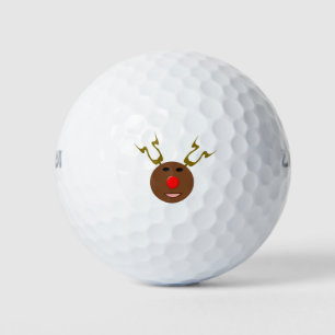 Balle de golf Cyber Christmas Reindeer
