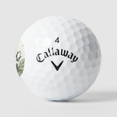 Balle de golf de Callaway personnalisée, Noël pers (Logo)